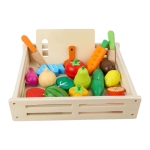 DORIS Dřevěné ovoce na krájení v krabici