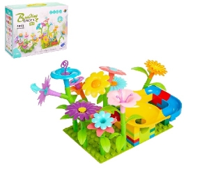 Kuličková dráha zahrada s květinami 99ks.