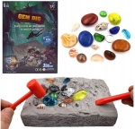 Archeologické vykopávky, důl krystalů, diamantů a kamenů 17ks