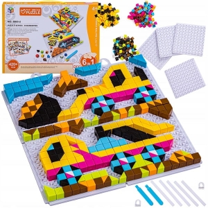 Kreativní skládačka, Mozaika, Puzzle, Bloky 420 El. Konstrukce