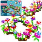 Stavební kostky, Sada Zahrada + Květiny 104 ks