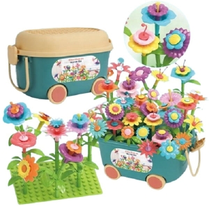 Květinová zahrada Stavební kostky 139 kusů