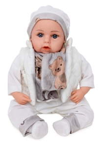 Doris mluvící a zpívající panenka Baby miminko 45cm Novinka