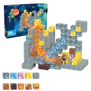 Magnetické bloky kostky 148 ks.