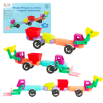 Magnetické stavebnice – Stavební vozidlo (14 dílků)