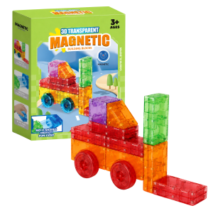 Magnetické kostky Vysokozdvižný vozík 20 ks