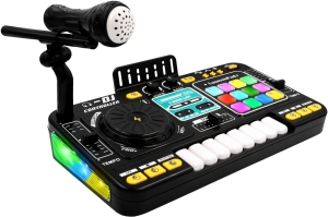 Dětská DJ konzole SKA s mikrofonem, LED osvětlením