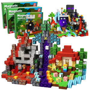 Mega sada magnetických stavebních kostek 800 ks 