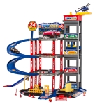 DORIS Velká dětská patrová garáž s vrtulníkem